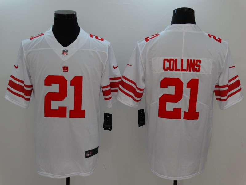 Men's New York Giants Landon Collins #21 White Jersey